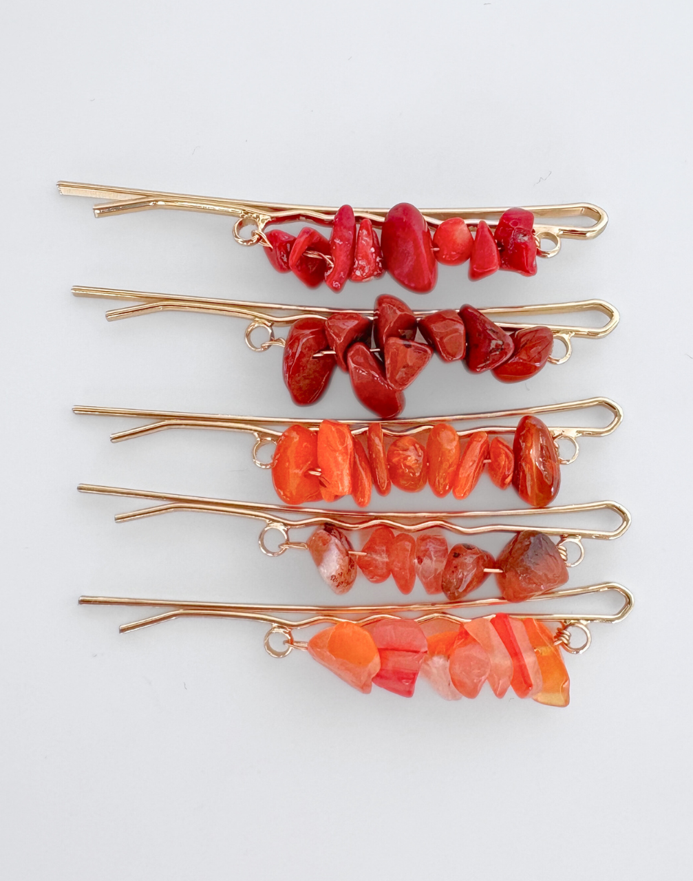 Reverie Hair - Stone Pins/ Black / Hair Pins