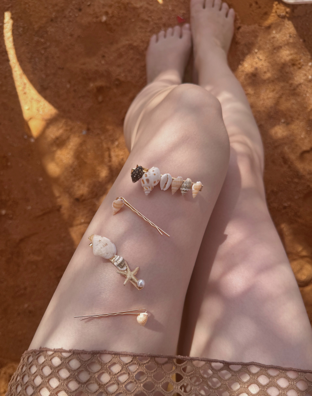 Reverie Hair - Ocean Whispers / Shell / Hair Slides