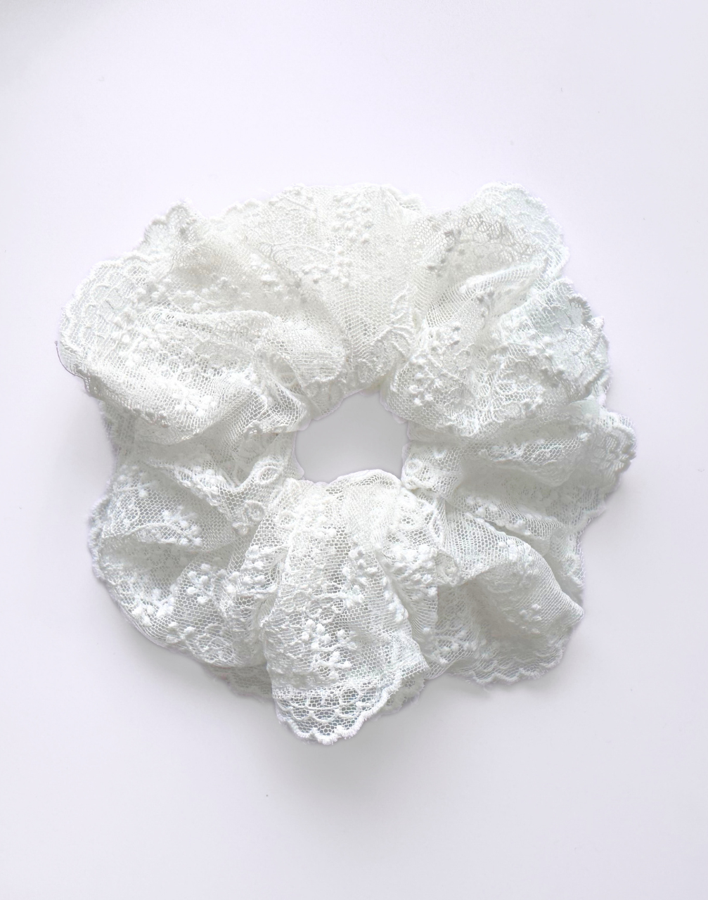 Reverie Hair - Lace Scrunchie / Black