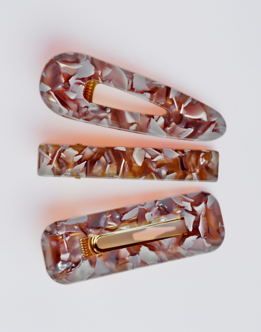 Reverie Hair - Elegant Ease / Grey / Hair Pins