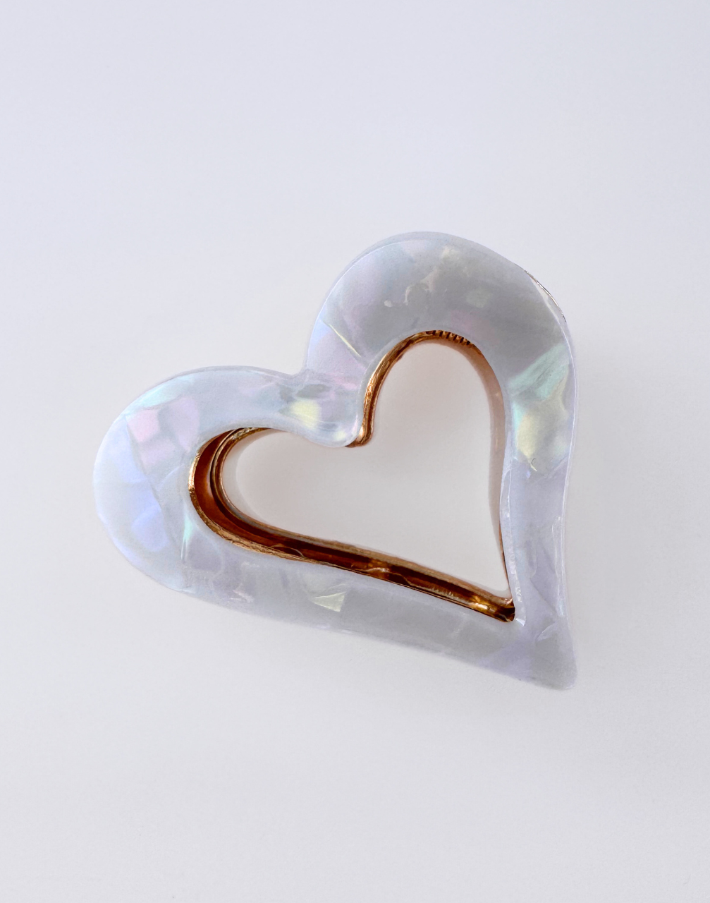 Reverie Hair - Heart / Purple / Hair Clips