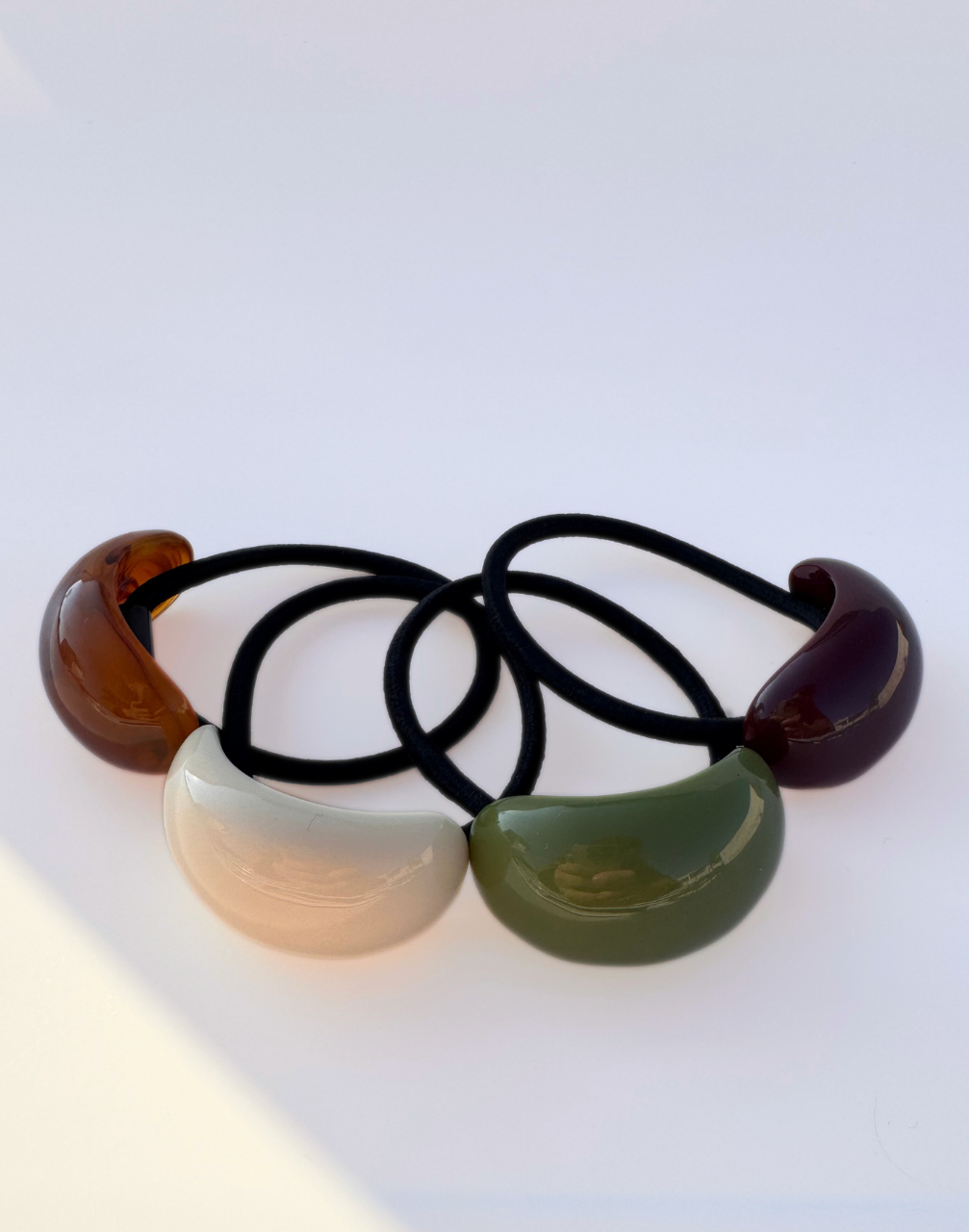 Reverie Hair - Accent Ties / White / Hair Tie