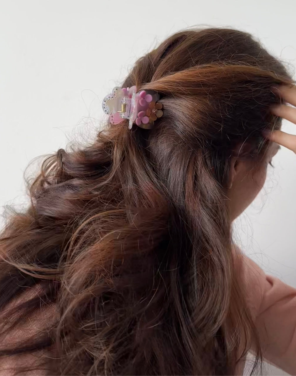 Reverie Hair - Jasmine / Pink / Hair Clips