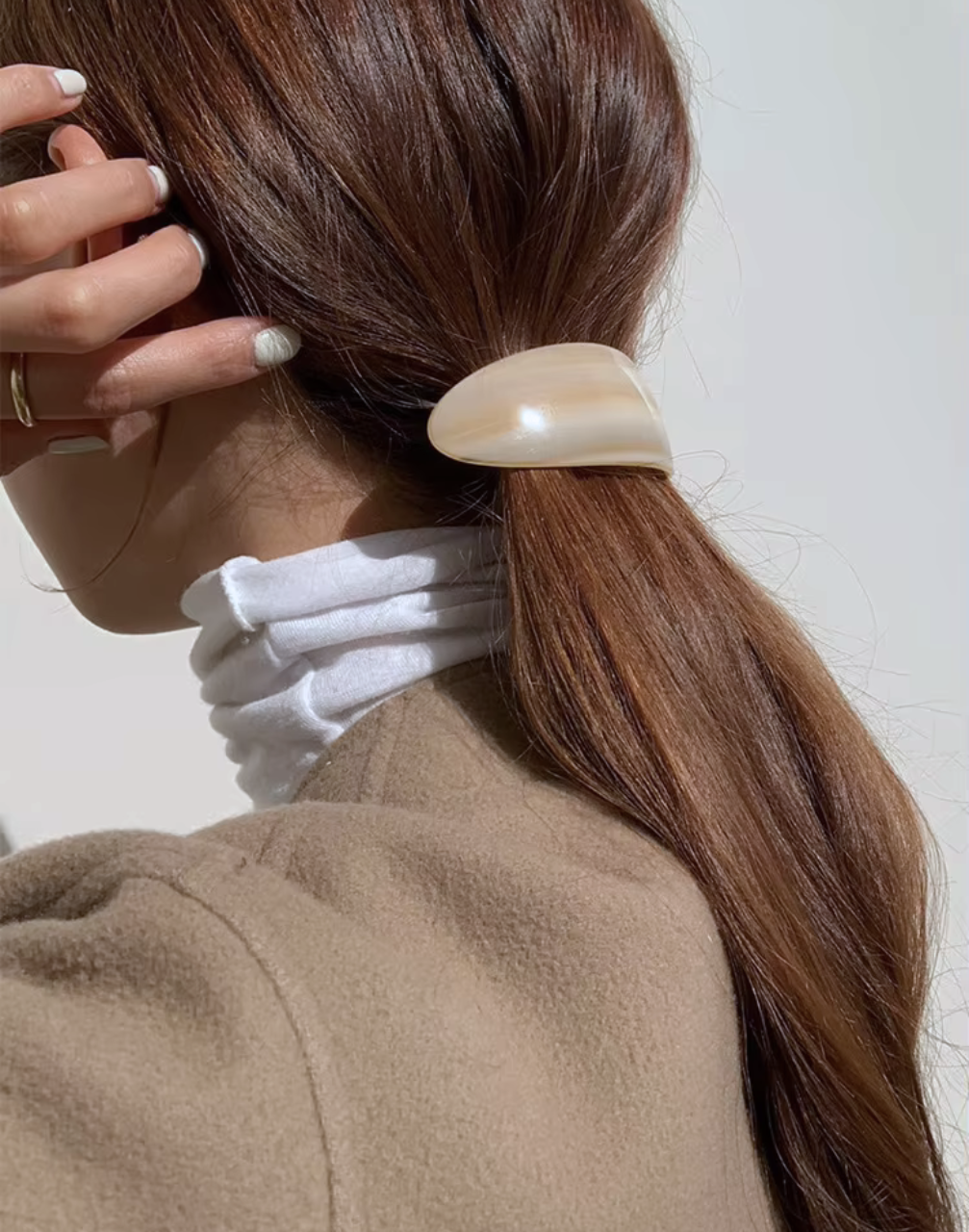 Reverie Hair - Classy Wrap / Brown / Hair Barrette Clip