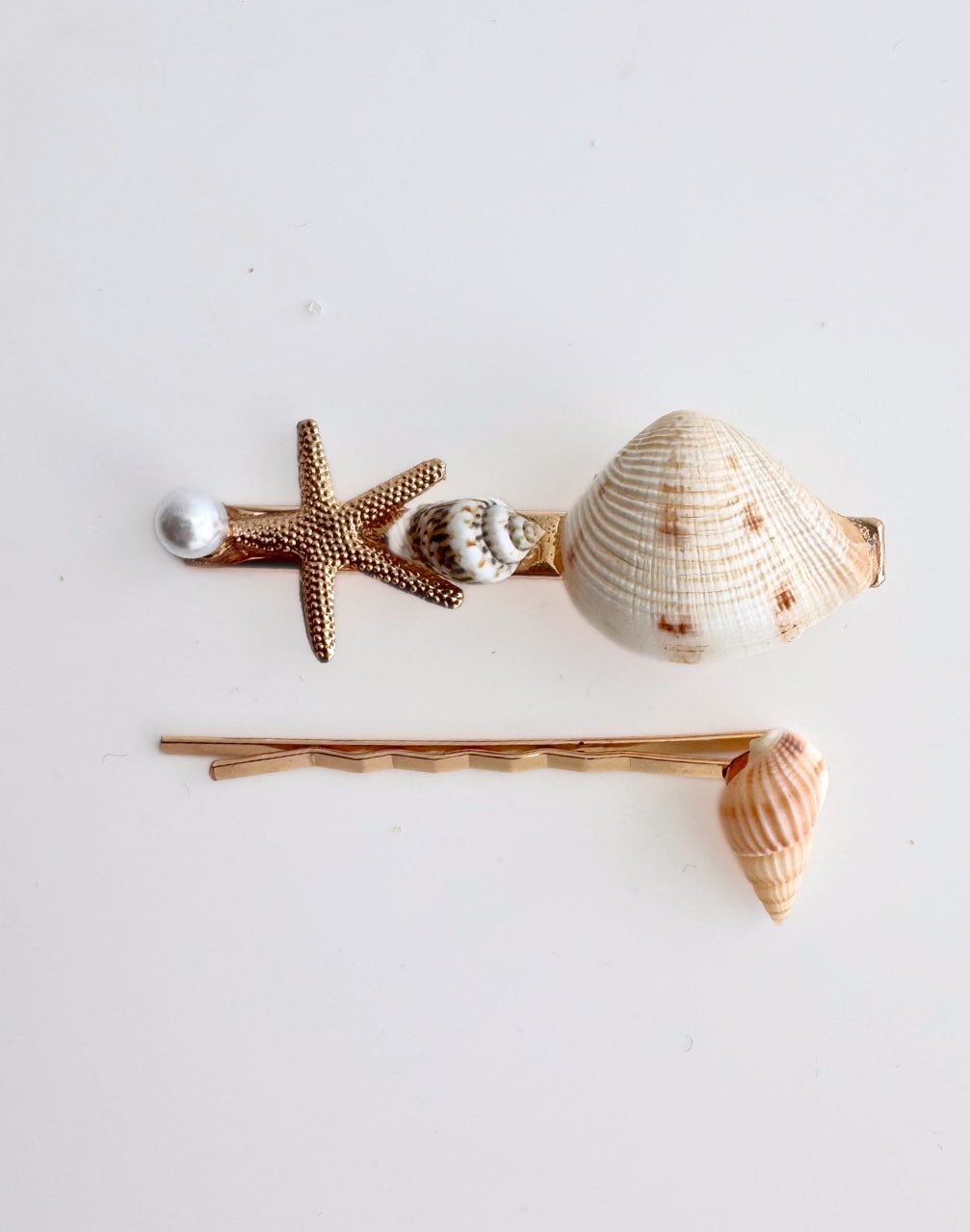 Reverie Hair - Ocean Whispers / Shell / Hair Slides