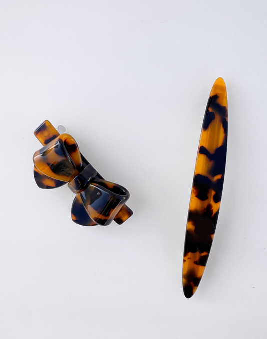 Reverie Hair - Tortoiseshell Duo / Hair Barrettes