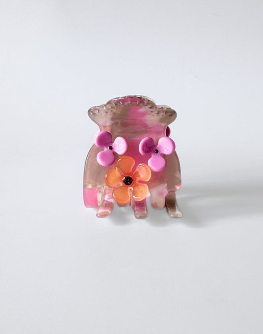 Reverie Hair - Jasmine / Pink / Hair Clips