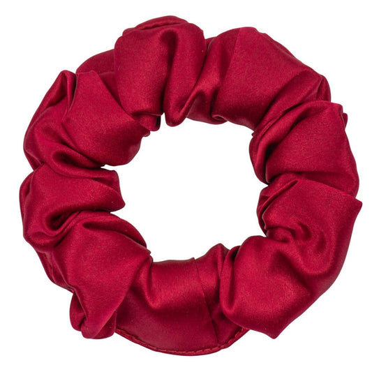 Red Silk Scrunchie - Regular