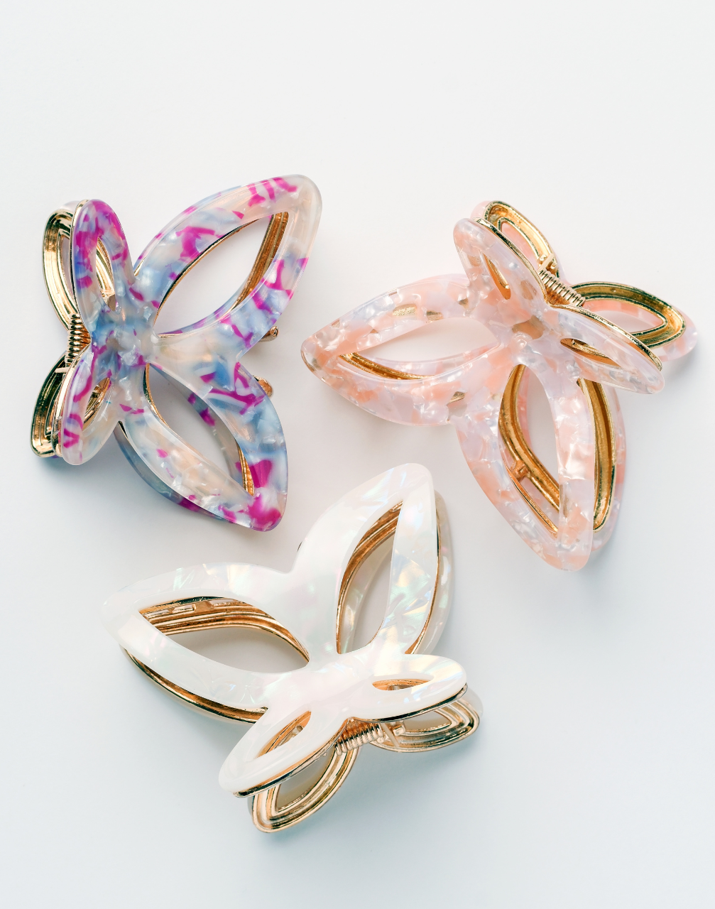 Reverie Hair - Butterfly Clips / Purple / Hair Clip