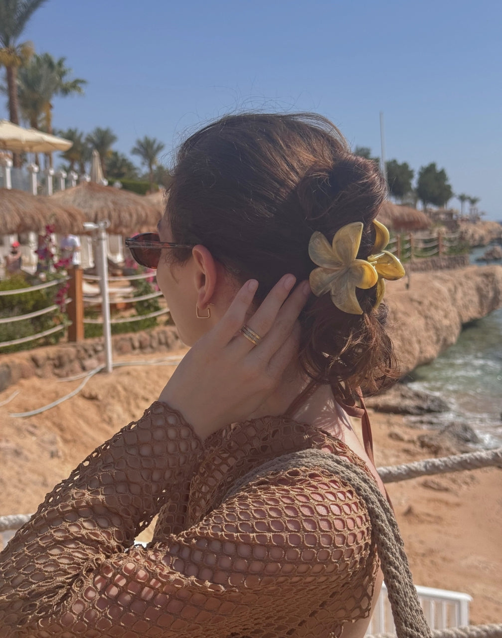 Reverie Hair - Flower Clip / Pink / Hair Clips