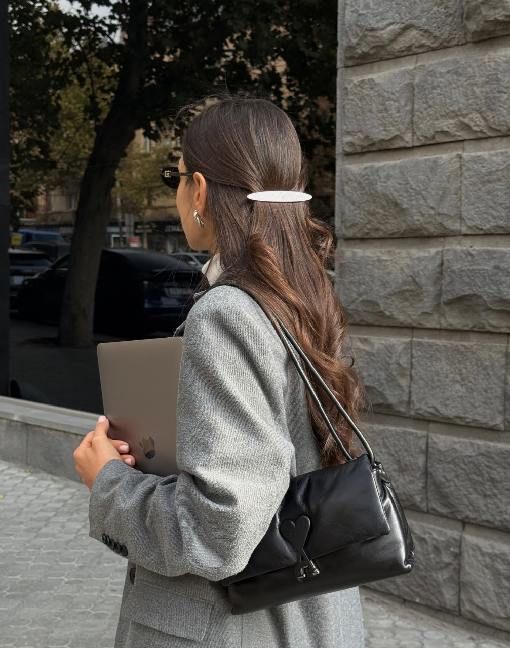 Reverie Hair - Fine Line / White / Hair Barrette